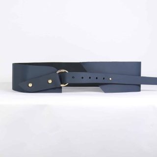 Genuine leather Wide belt
