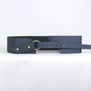 Genuine leather Wide belt
