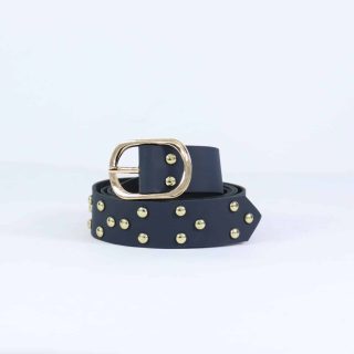 Genuine leather studs belt