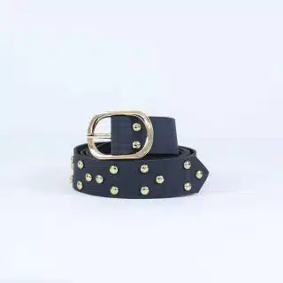 Genuine leather studs belt