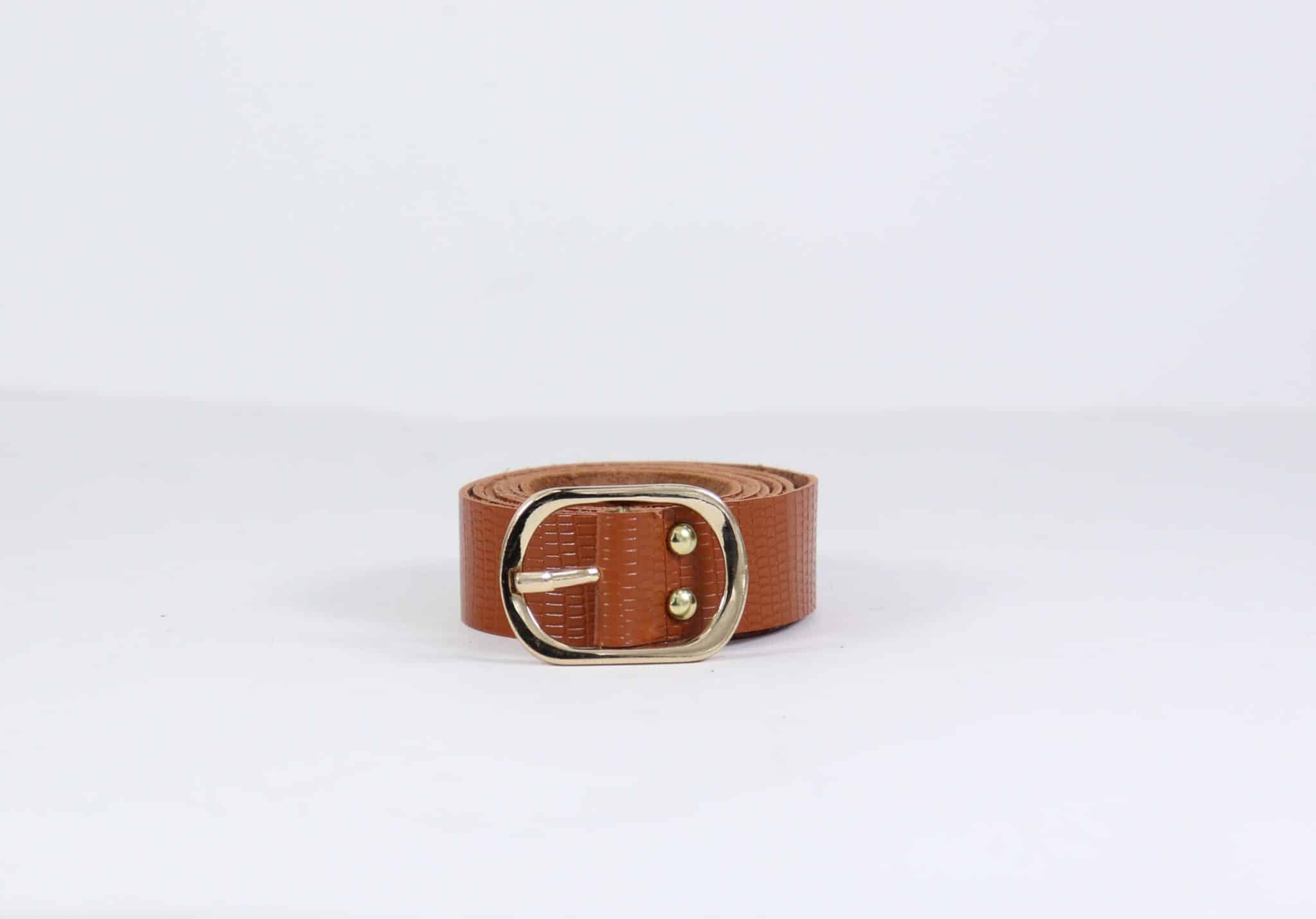 Genuine leather printed belt 7 IMG 9727 scaled