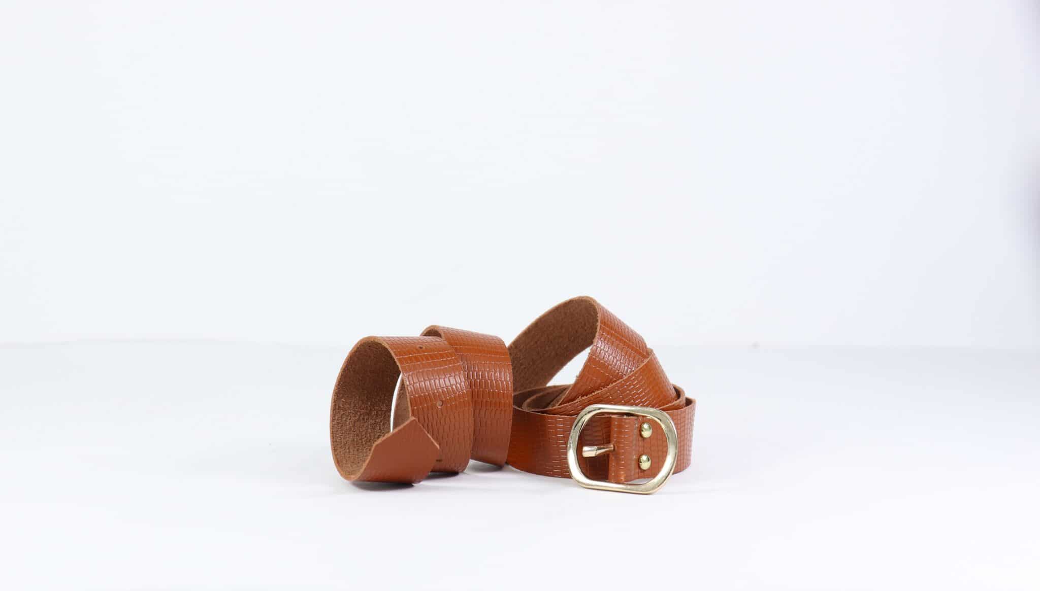 Genuine leather printed belt 8 IMG 9733 scaled