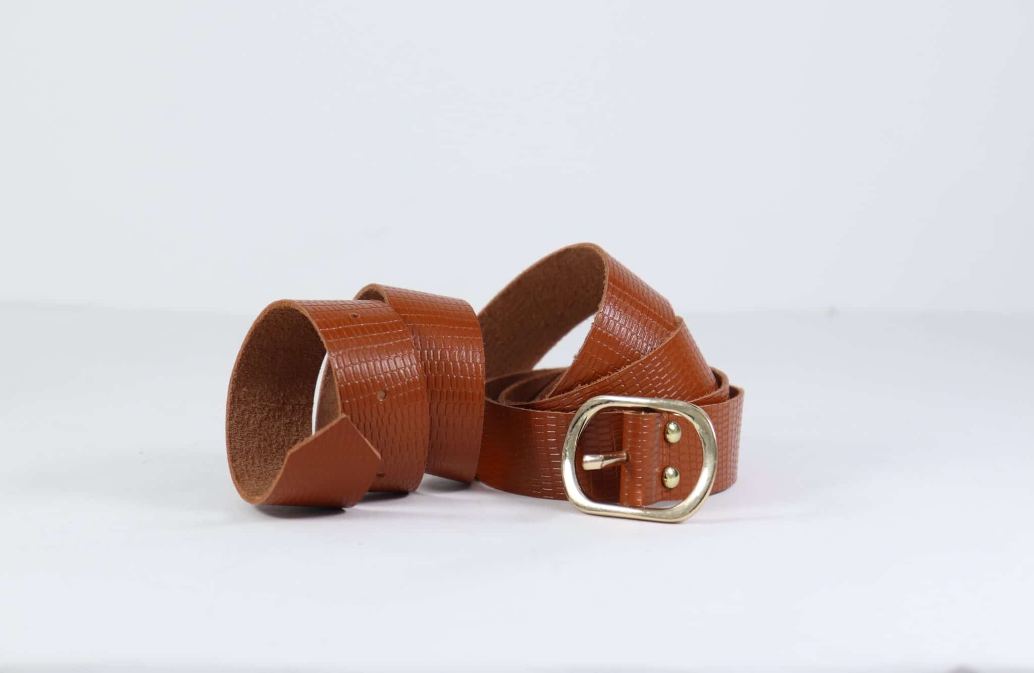 Genuine leather printed belt 9 IMG 9735 scaled