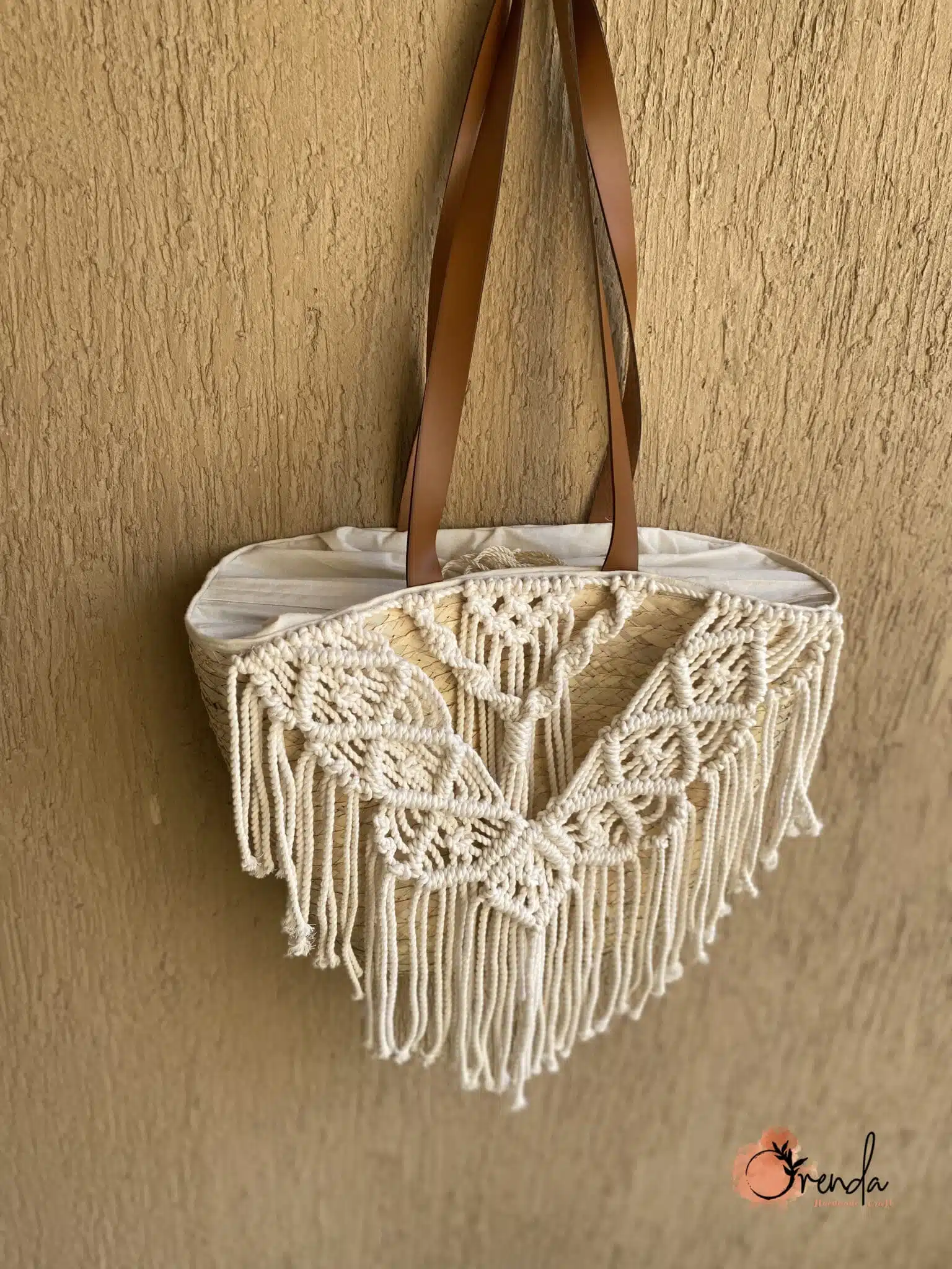 macrame straw bag, Summer straw bag , macrame sea bag 2 IMG E2473 scaled