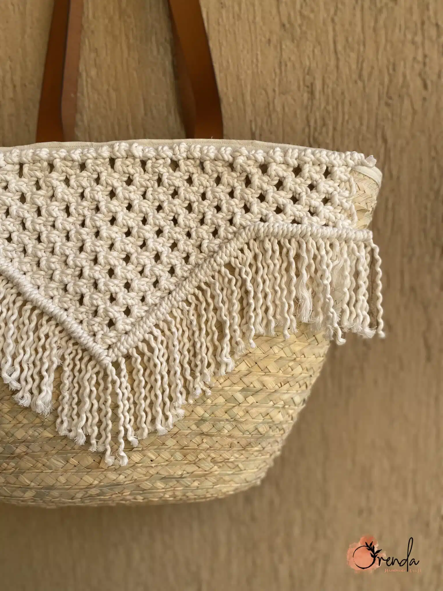 macrame straw bag, Summer straw bag , macrame sea bag 2 IMG E2479 scaled