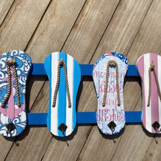 Blue x Pink Flip Flop Hanger