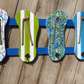 Green x Blue Flip Flop Hanger
