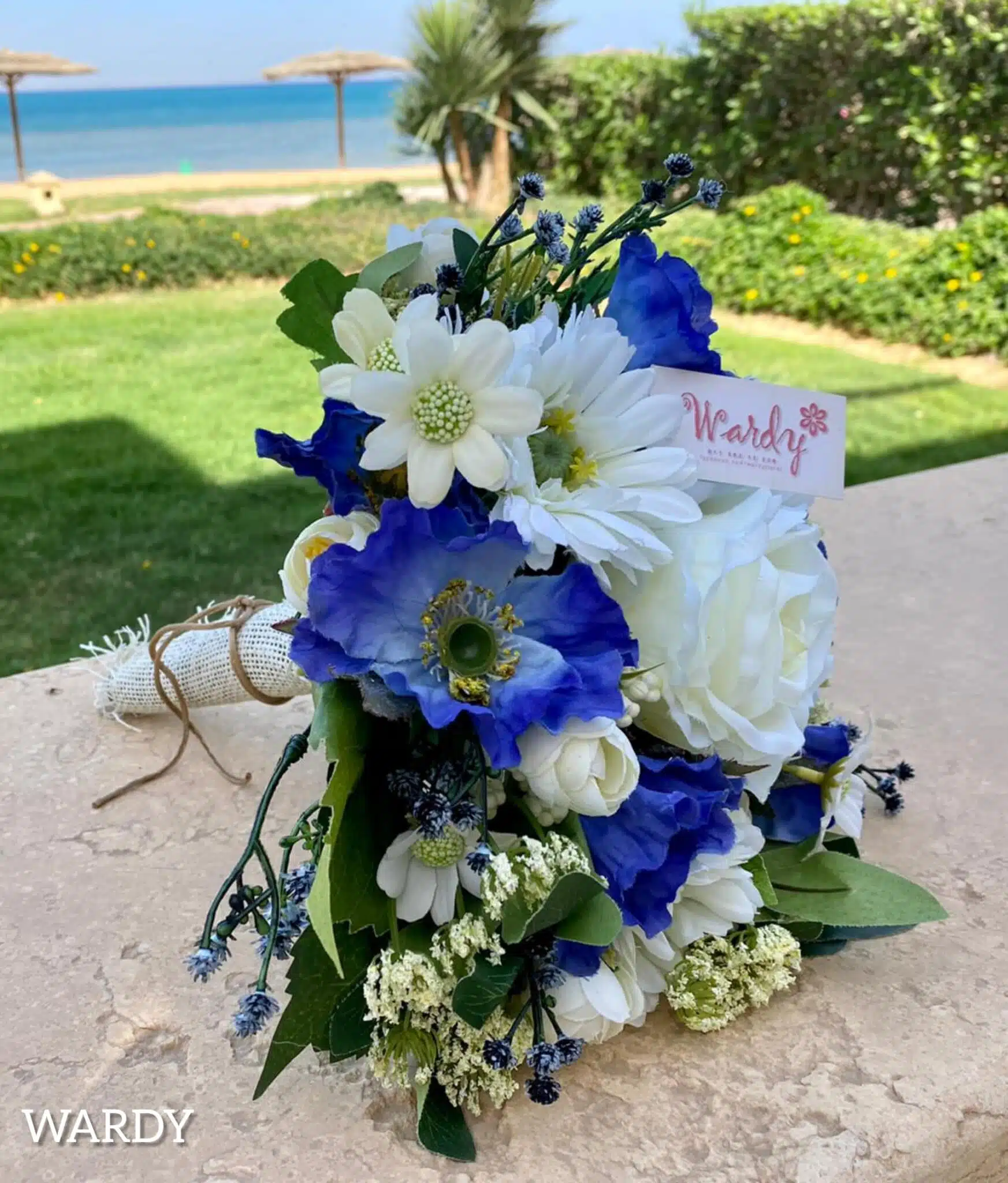 Blue wedding bouquet 2 InShot 20220613 125510401 scaled
