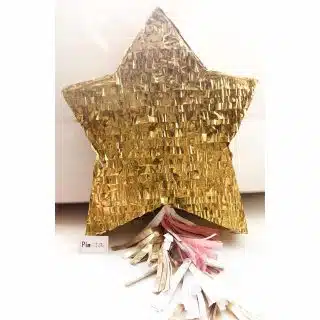 Golden star piñata