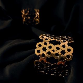 Handmade Islamic Hexagon Cuff