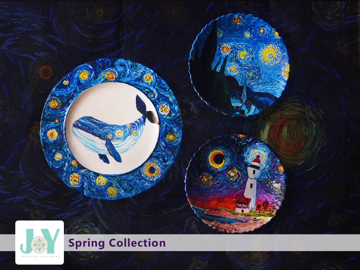 Starry Night wall plates Set 10 JOY 11