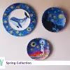 Starry Night wall plates Set