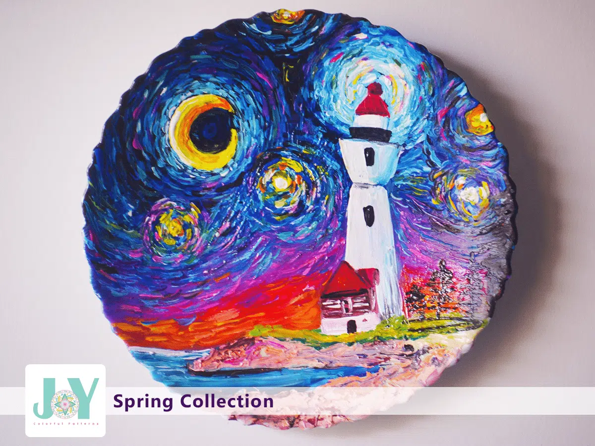 Starry Night wall plates Set 8 JOY 7 1