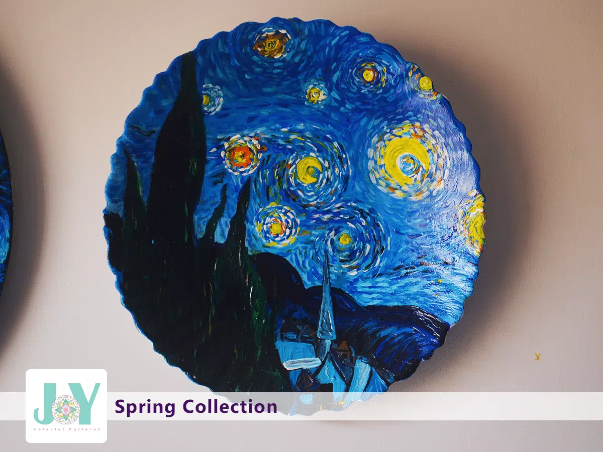 Starry Night wall plates Set 7 JOY 8
