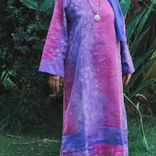 Handmade batik dress