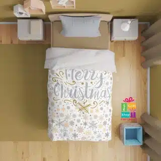 Merry Christmas flake blanket