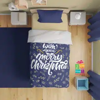 Merry Christmas Navy blanket