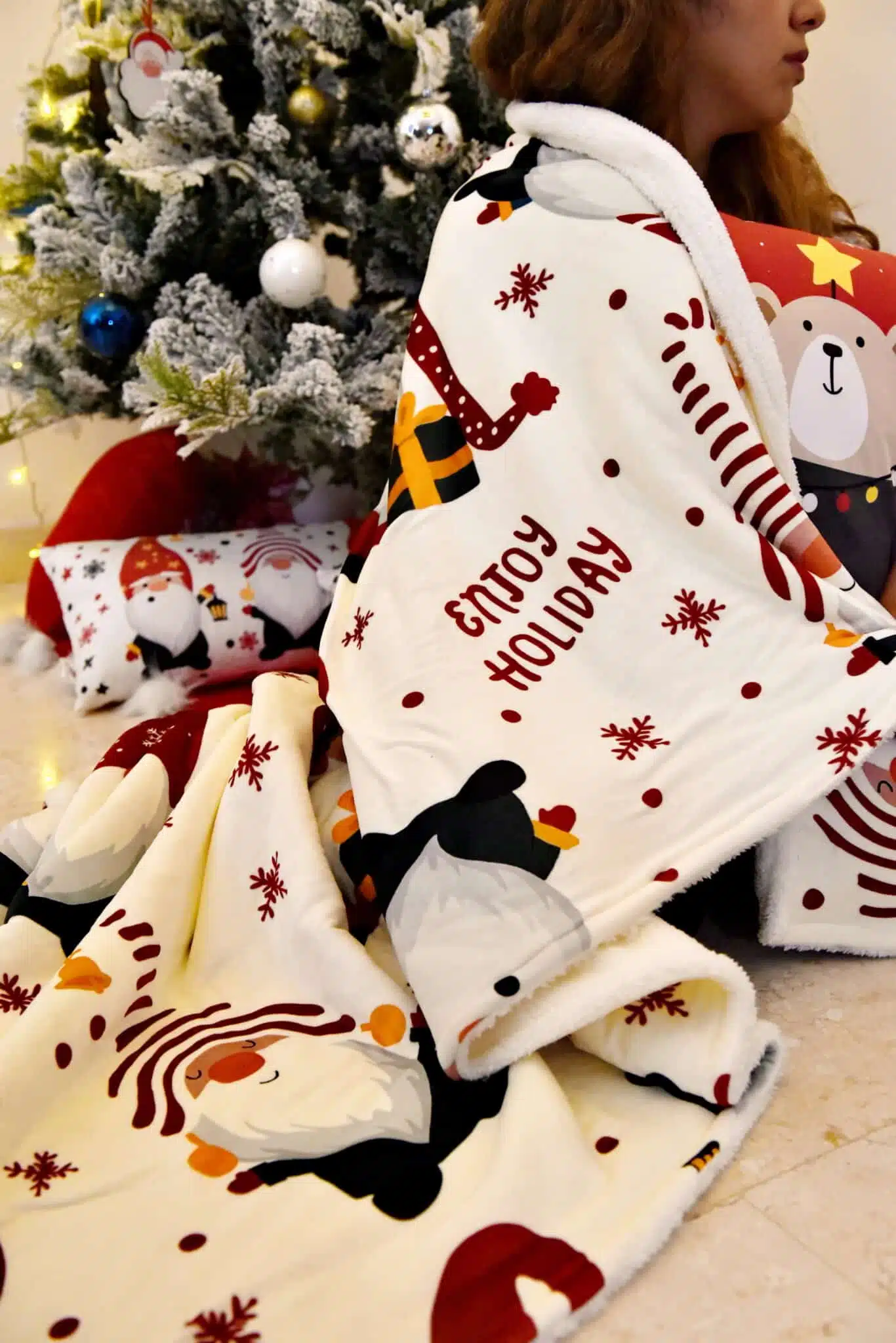 Throw Blanket The Playful Elf 4 MAS3778 scaled