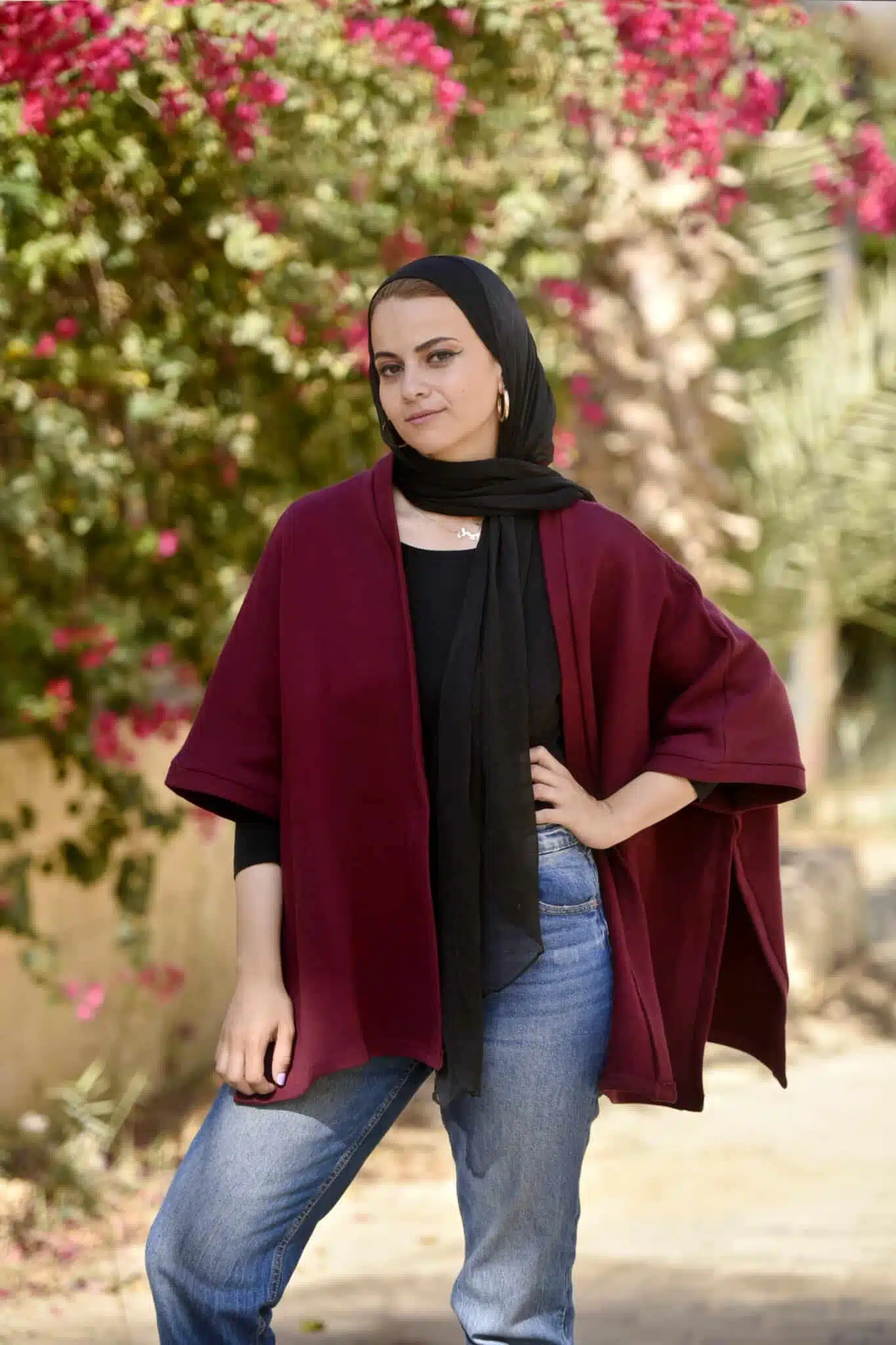 Burgandy Cape 1 Burgandy Cape