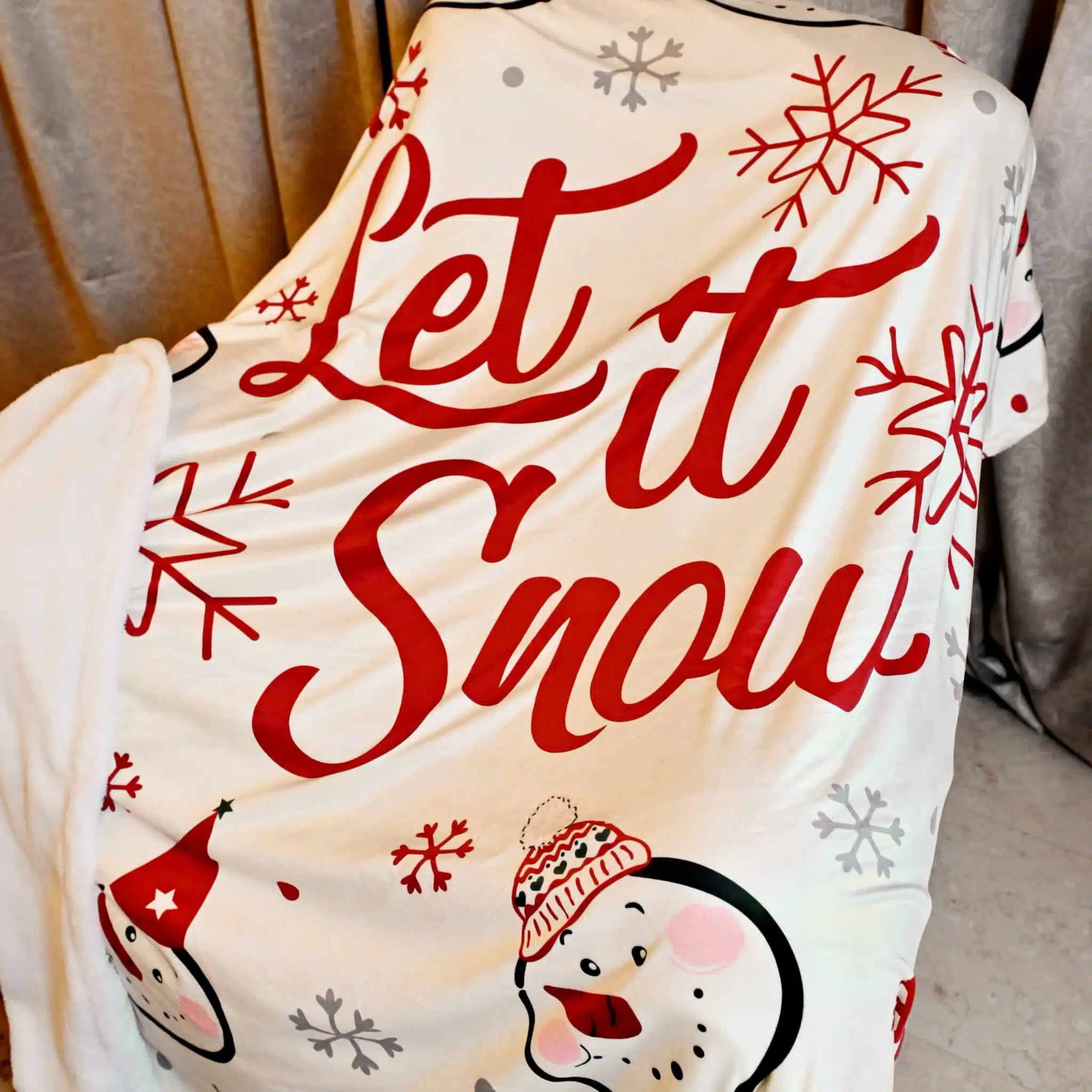 Throw Blanket Let it Snow 2 MAS 0547 scaled