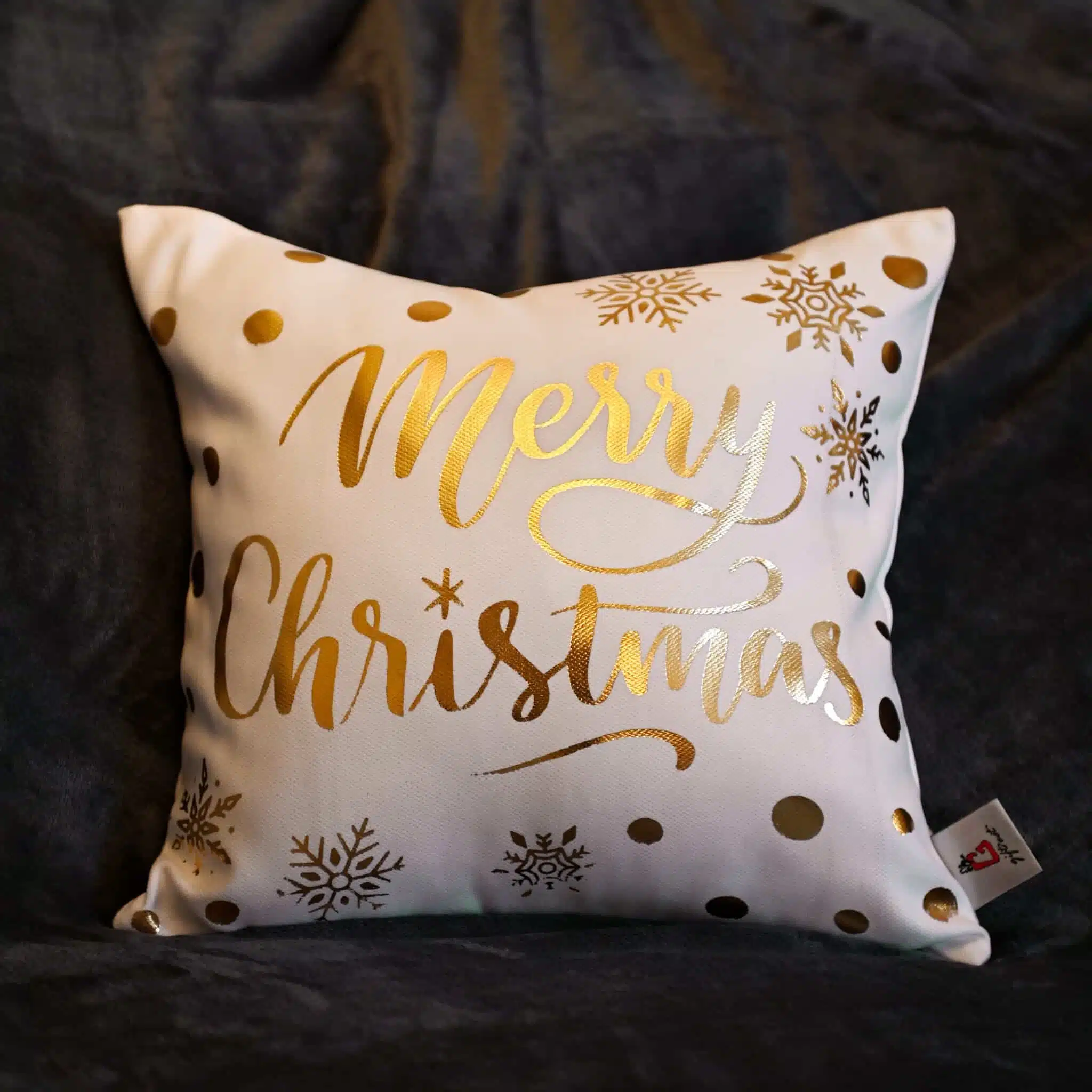 Cushion Merry Christmas Gold 4 MAS 0605 scaled