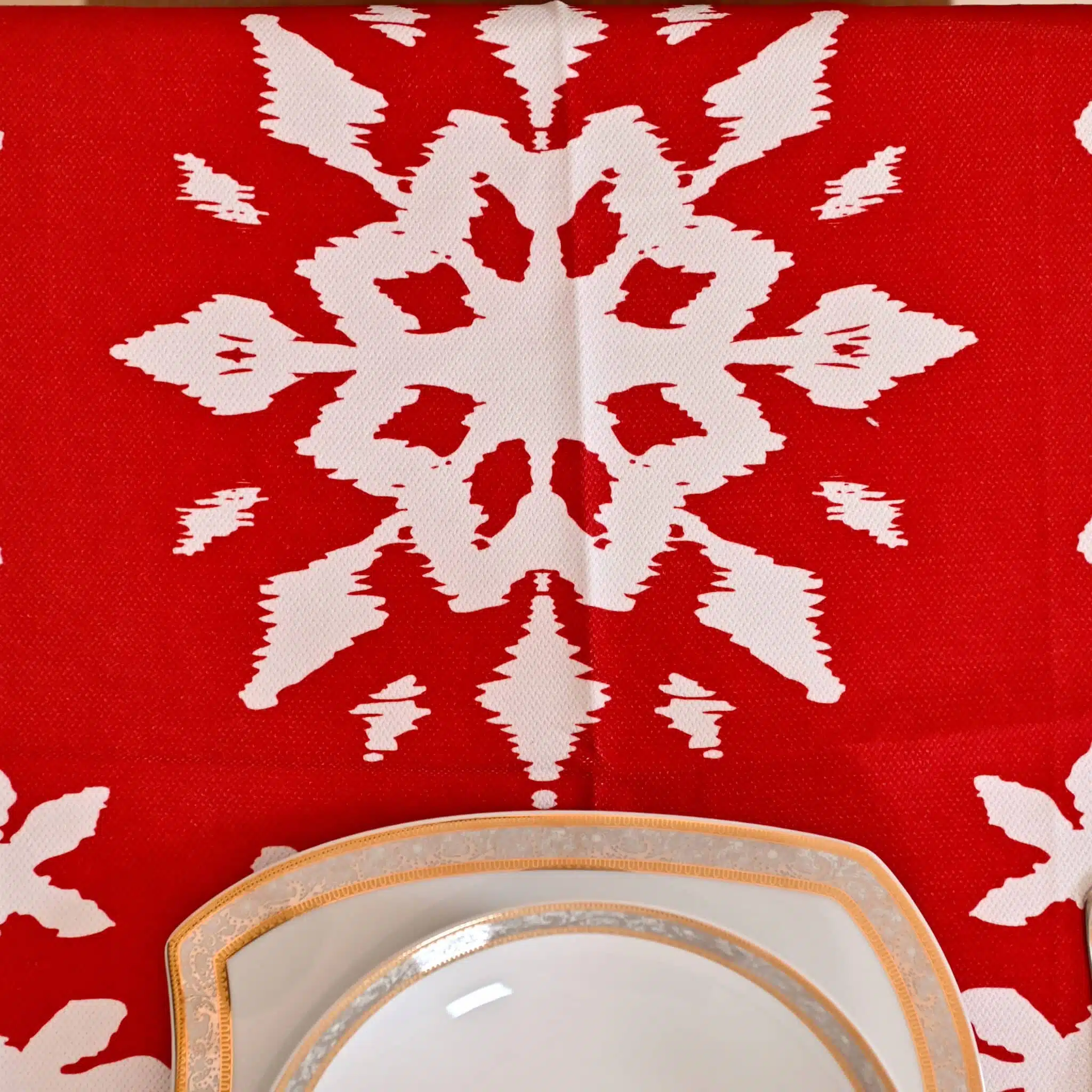 Table Cover the Ikat snowflake 140*140 5 MAS 0653 scaled