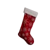 Snow Flake Stocking with Fur