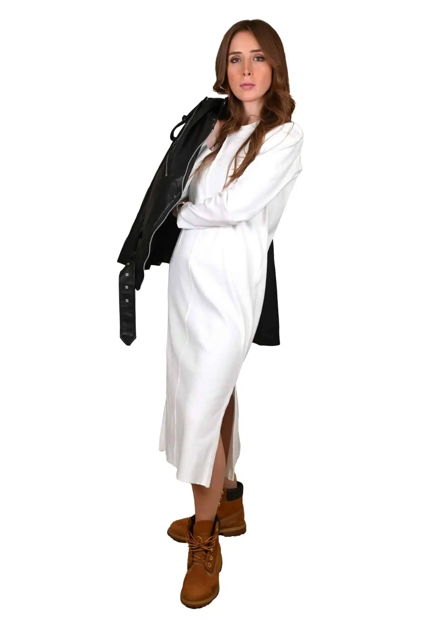 White Rib dress 1 White Rib dress