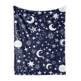 Throw Blanket Twinkle Twinkle Blue