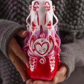 Love you more candle