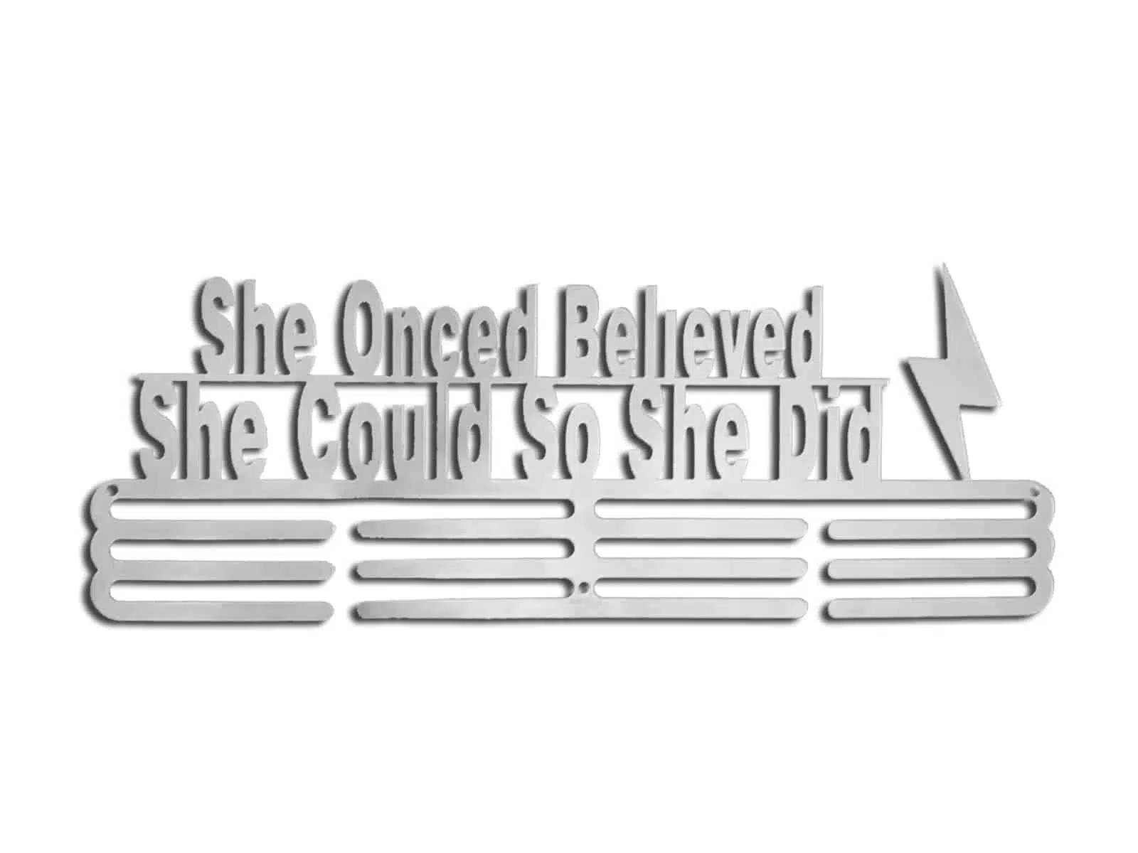 She Onced Believed She Could Medal Hanger 2 MH She Onced believed she could so she did 01