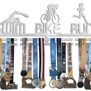 Swim Bike Run Medal Hanger
