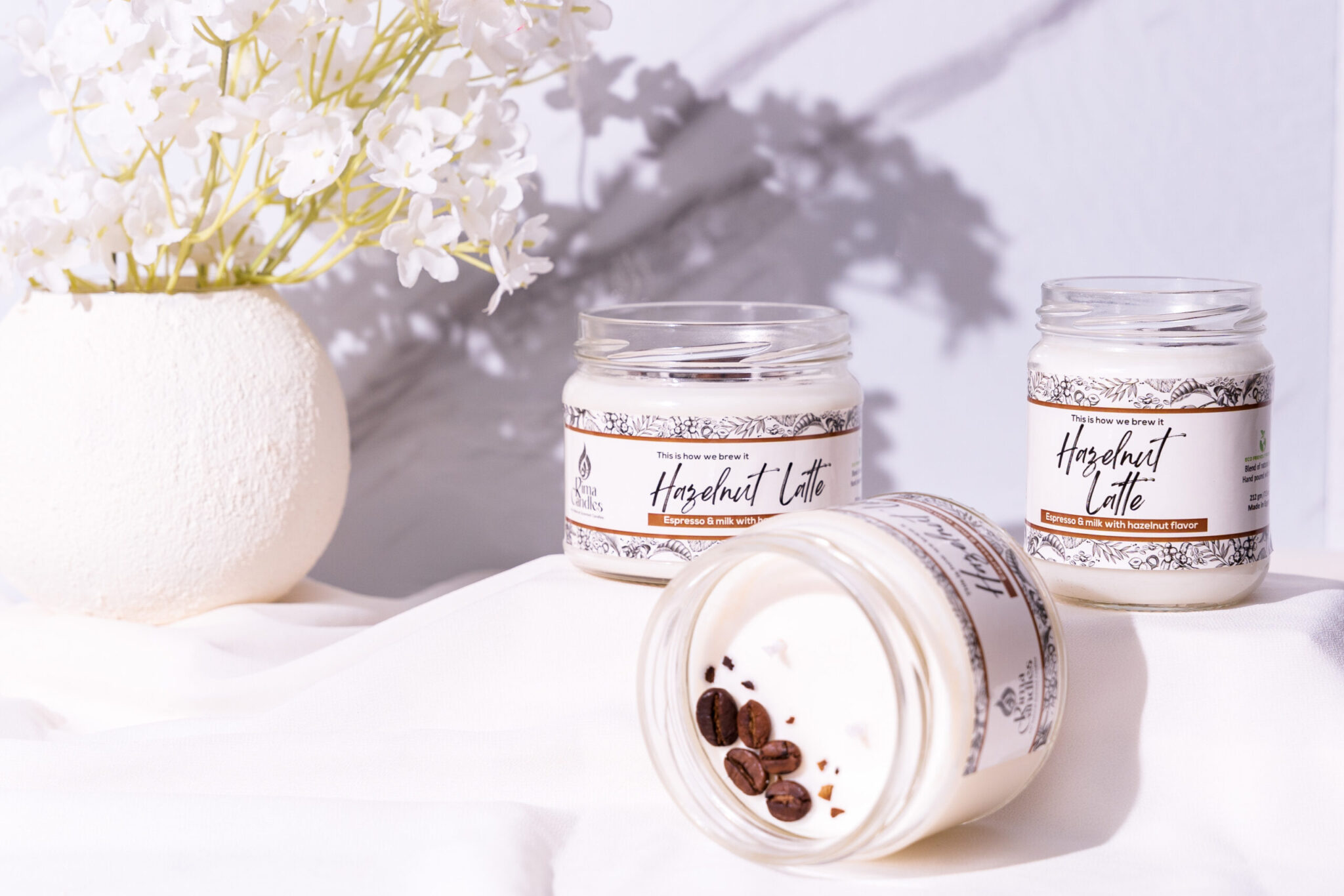 Hazelnut latte 1 Hazelnut latte