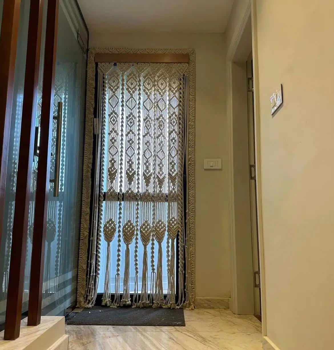Macrame Curtain 1 Macrame Curtain