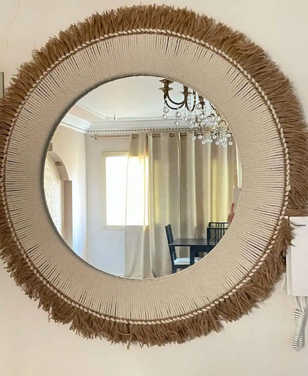 Macrame mirror 2 Macrame mirror 2.