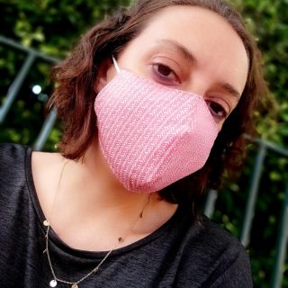 Pino Fabric Mask for Women - Melon Leaves