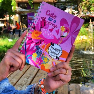 Zan Design My Happy Notebook A5 Flamingo