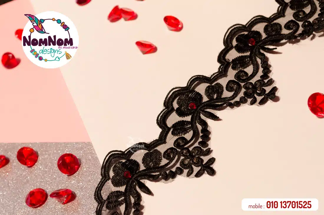 Handmade Fabric Choker 2 N F NP 016 2