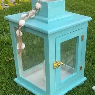 Aqua Outdoor Summer Lantern (Big)