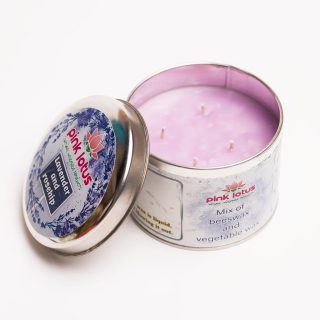 lavender & rosehip candle