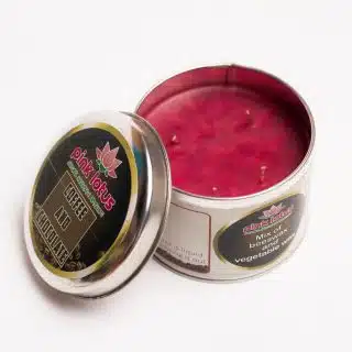 coffee & chocolate scented candle