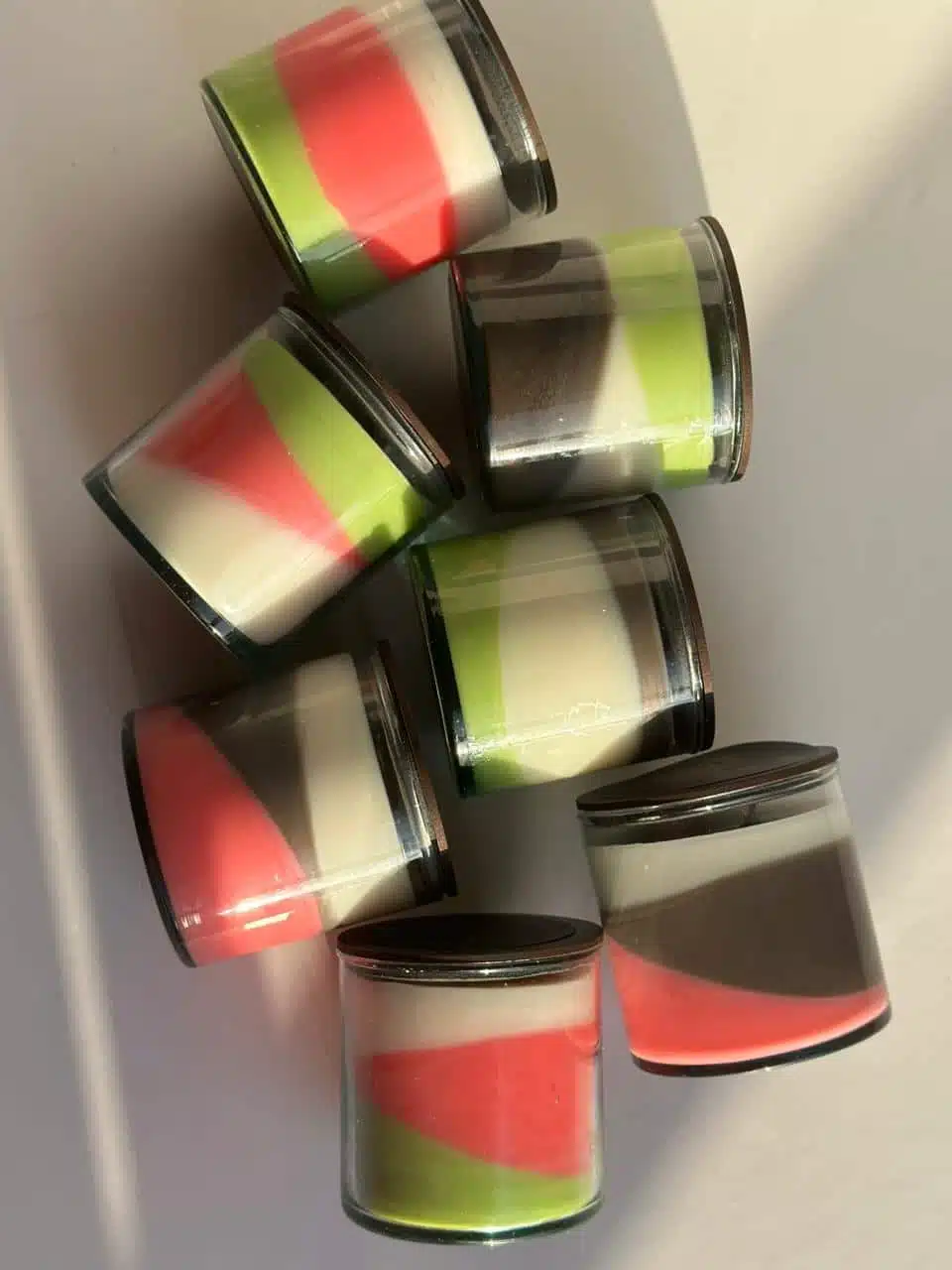 Layerd Jar Candles 1 Layerd Jar Candles