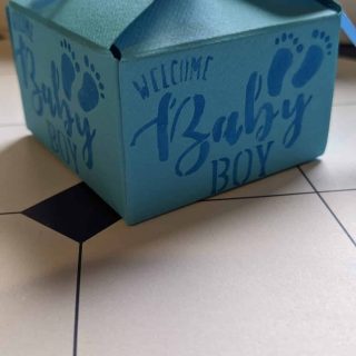 Baby boy box cards handmade greeting cardd