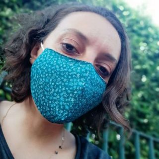 Pino Fabric Mask for Women - Petro Daisies