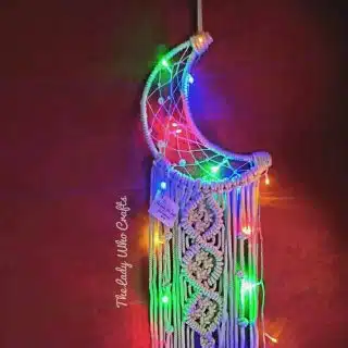 Macrame moon wall hanging ✨🌙