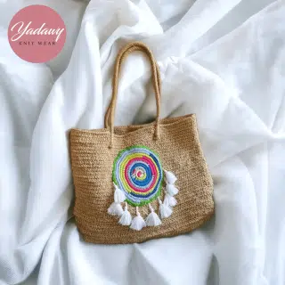 Swirl tote bag