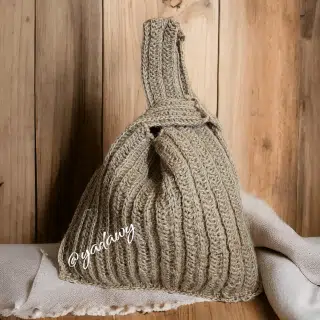 Japanese tie knot bag