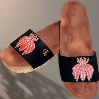 Black bee slipper