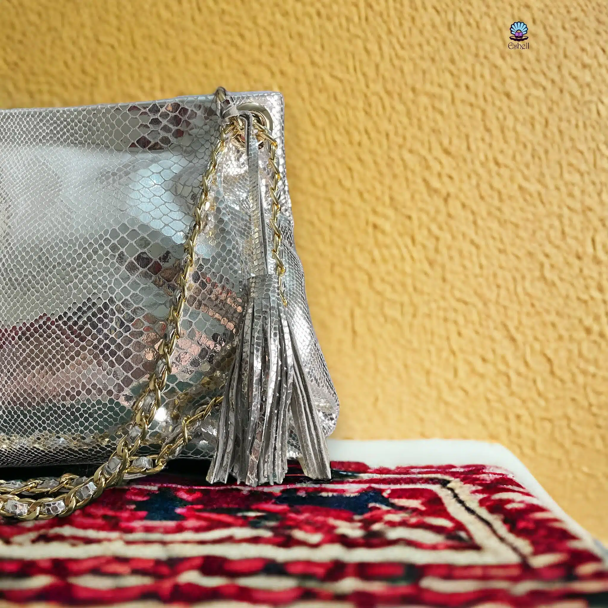 Genuine leather lazar silver bag 3 PhotoRoom 20240204 212435