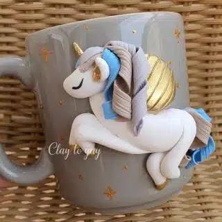 Unicorn mug "grey"